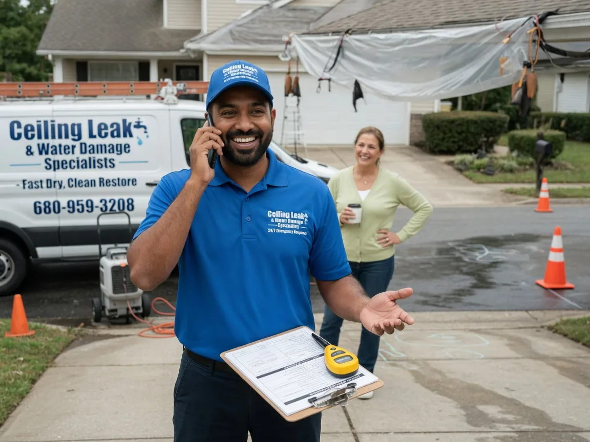 Ceiling Leak Cleanup Thornton, IL FAQs